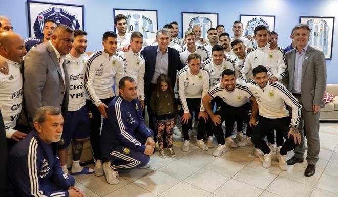 Macri la selección
