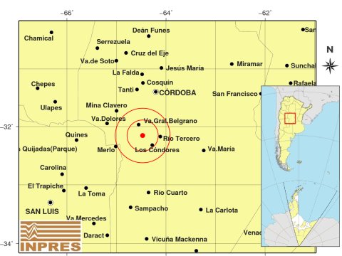 Sismo en Los Condores by Inpres