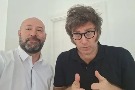 Diego Spagnuolo y milei