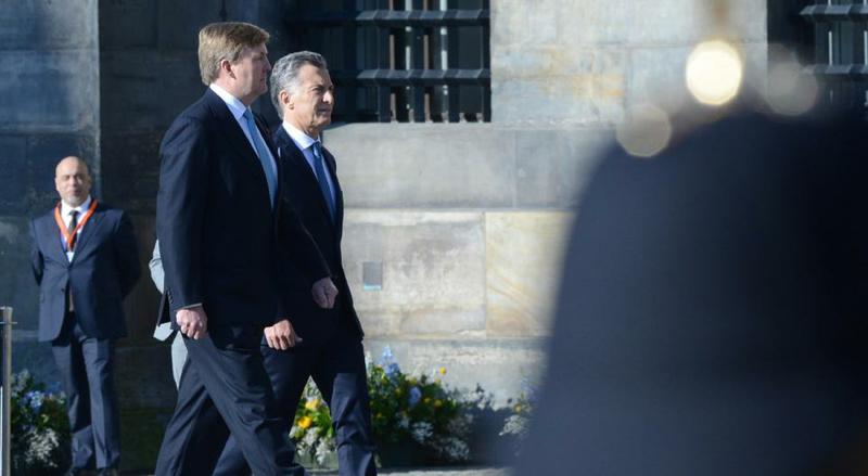 macri en Holanda