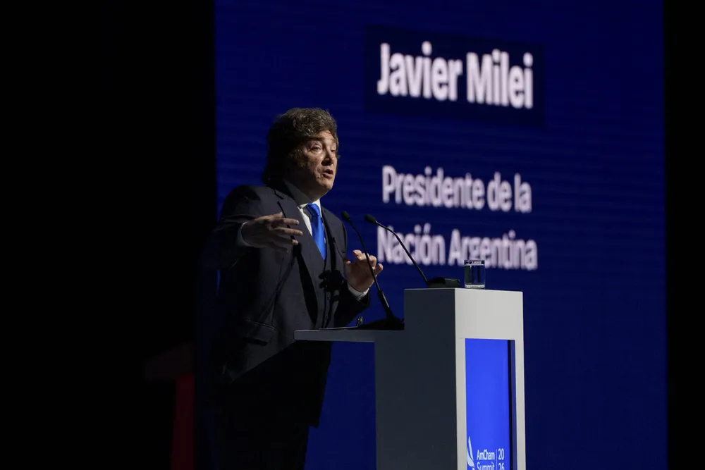 Javier Milei en AmCham (NA) 2