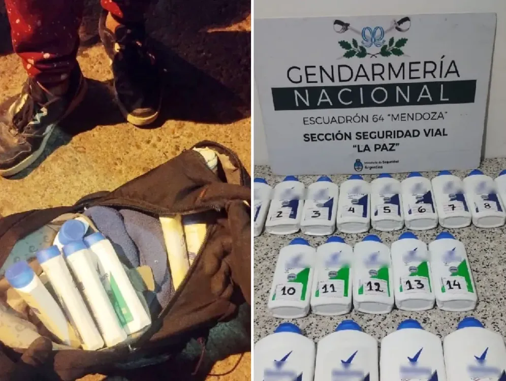 Talco incautado equivocadamente como cocaína (Gendarmería)
