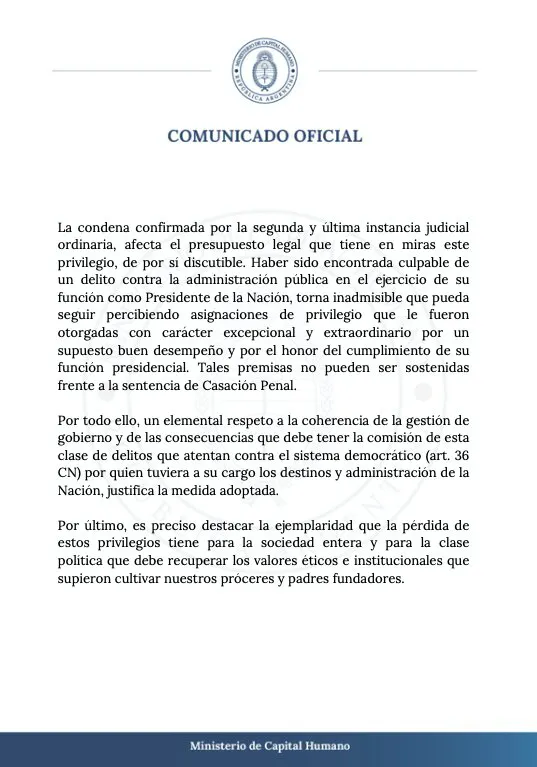 comunicado
