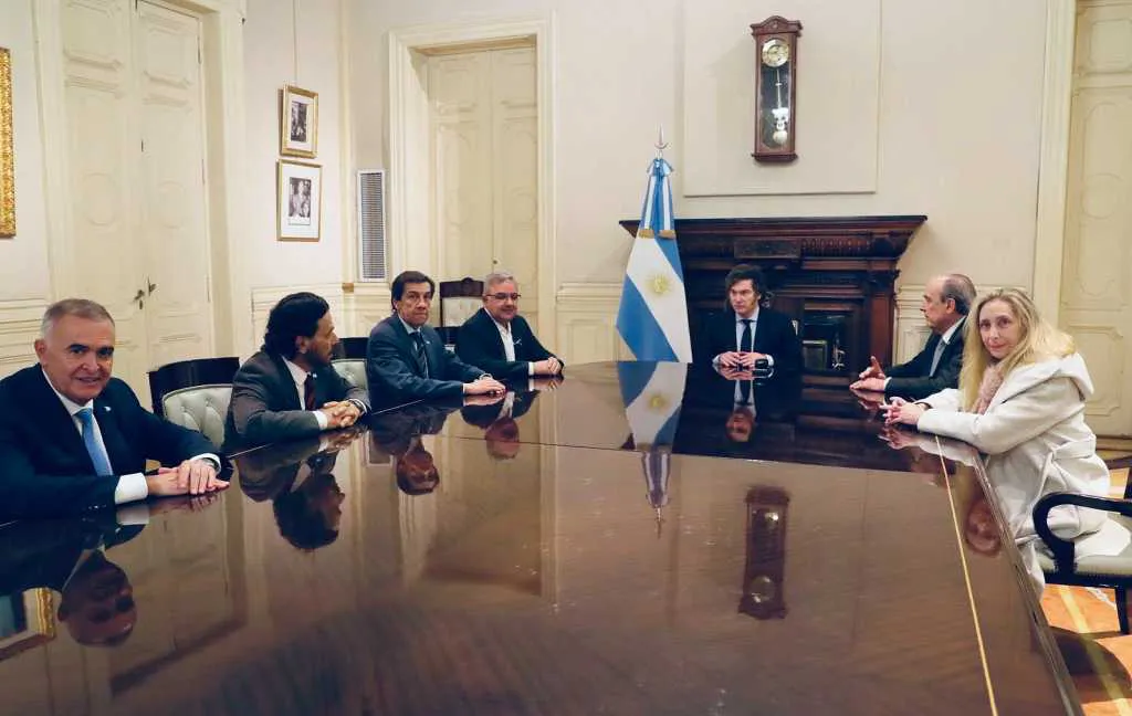 Milei recibió a gobernadores norteños NA