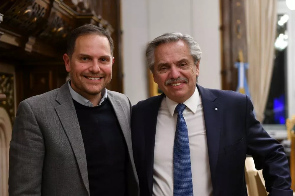 Fernández con Gill by Prensa Casa de Gobierno