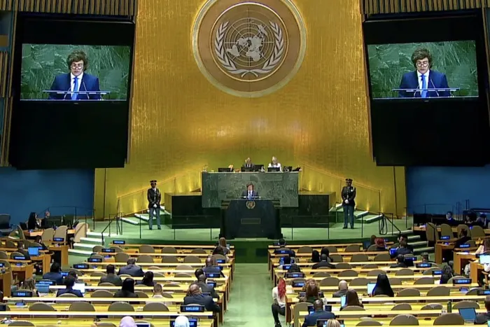 Milei en la ONU