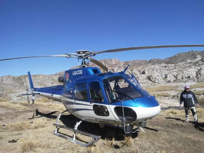 rescate helicóptero Champaquí by gentileza