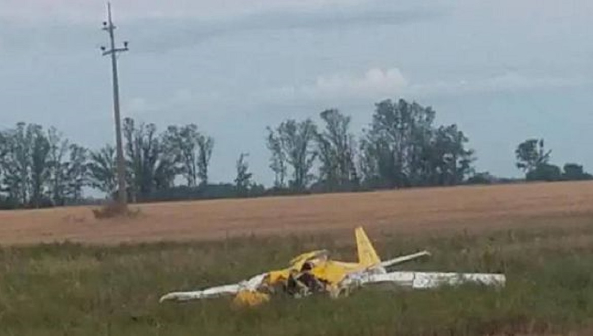 ACCIDENTE AEREO EN ESPERANZA foto el esperancino