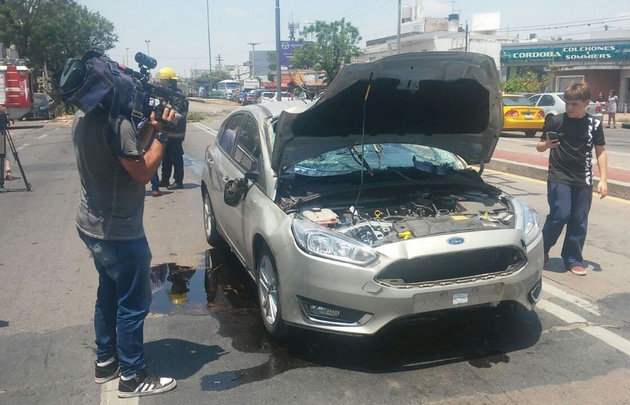 auto aplastado