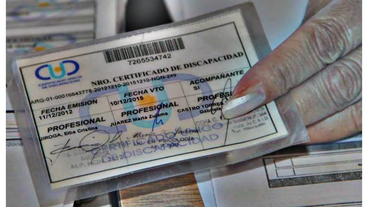 certificado unico de discapacidad