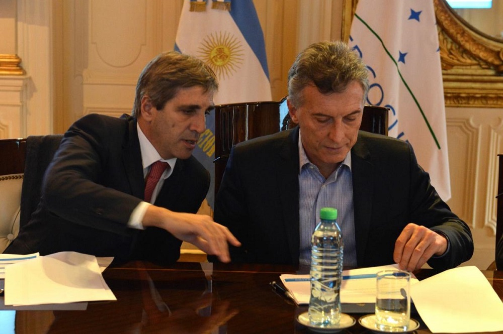 Luis Caputo y Macri