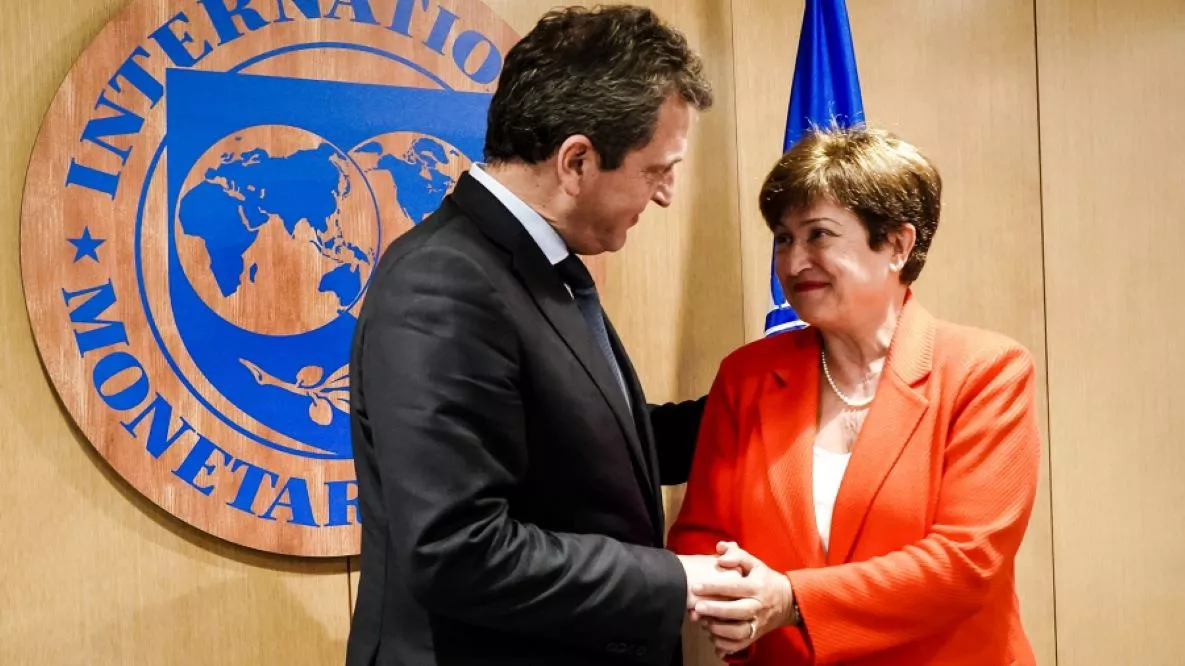 Massa y Georgieva by Télam