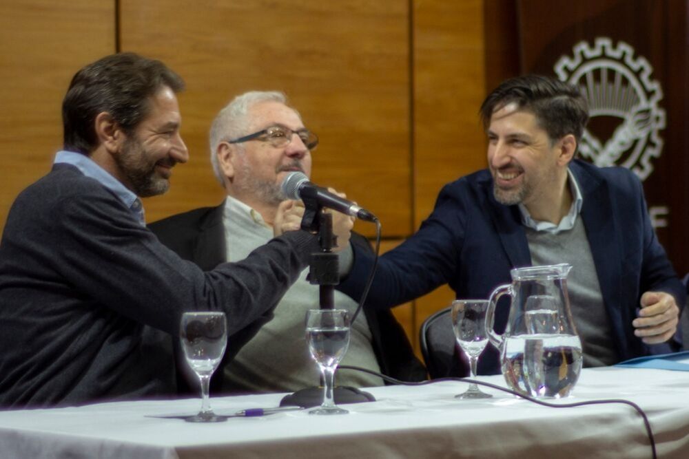 Prensa Pablo Carro con Nicolas Trotta