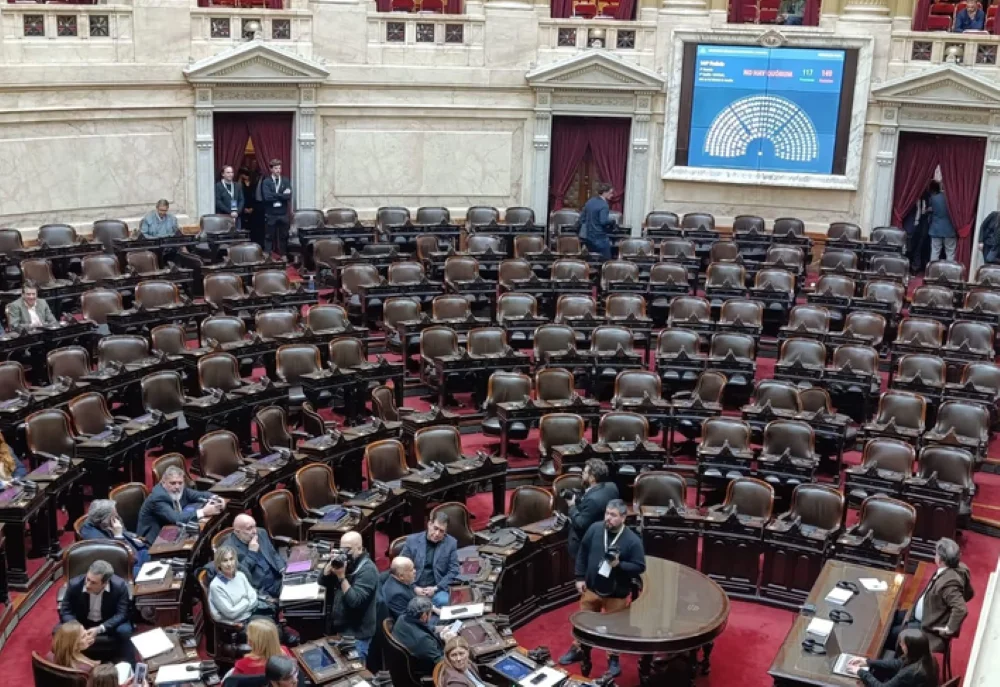 Diputados sin quorum