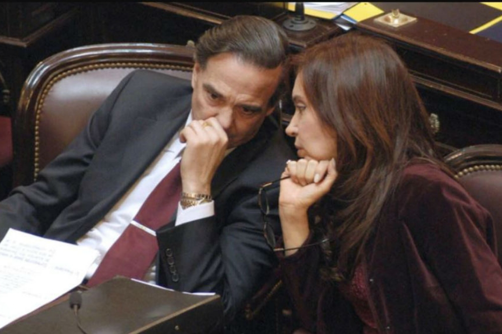 Cristina y Pichetto en el Senado A24