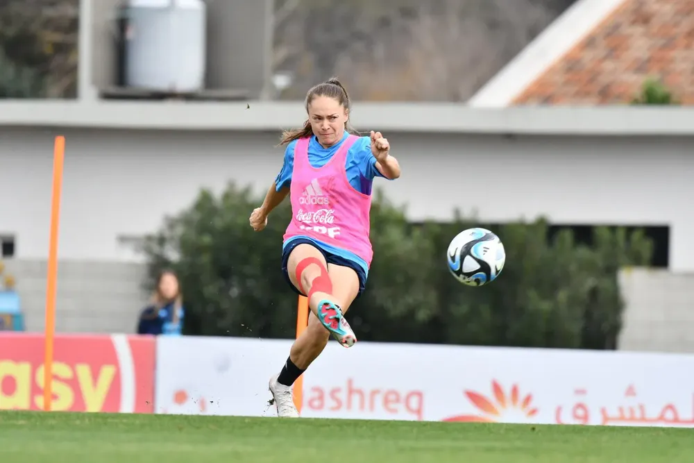 Estefanía Banini (Twitter Selección Argentina)