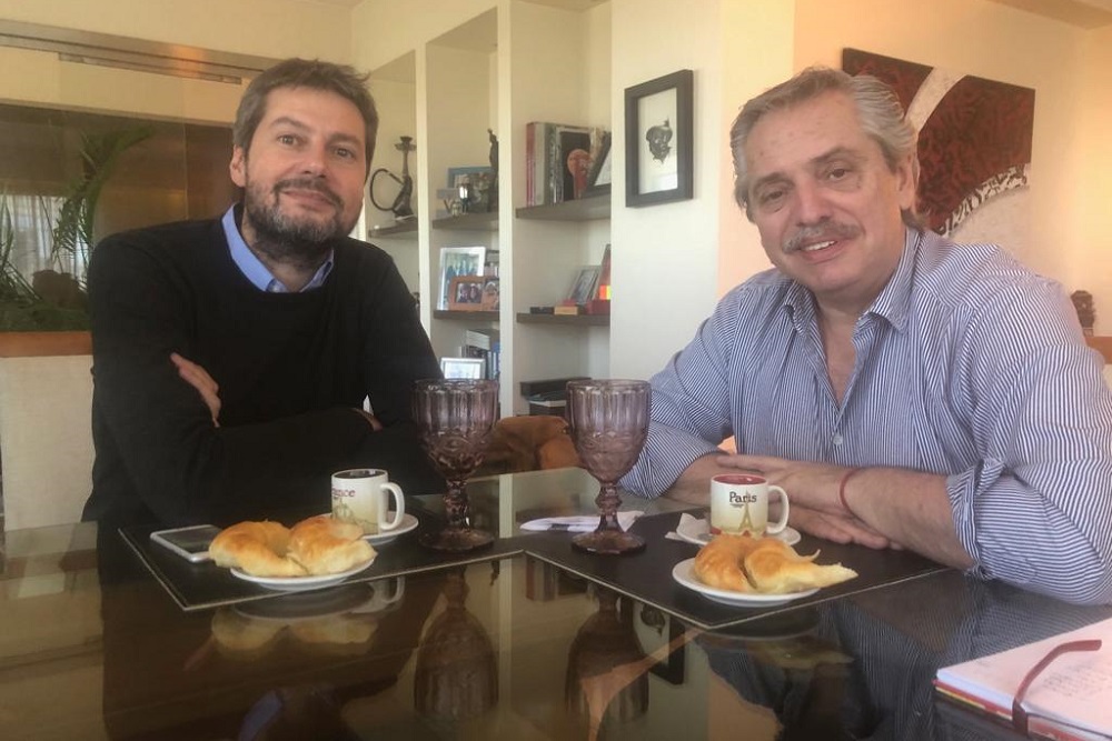 Lammens y A Fernández by prensa Frente de Todos