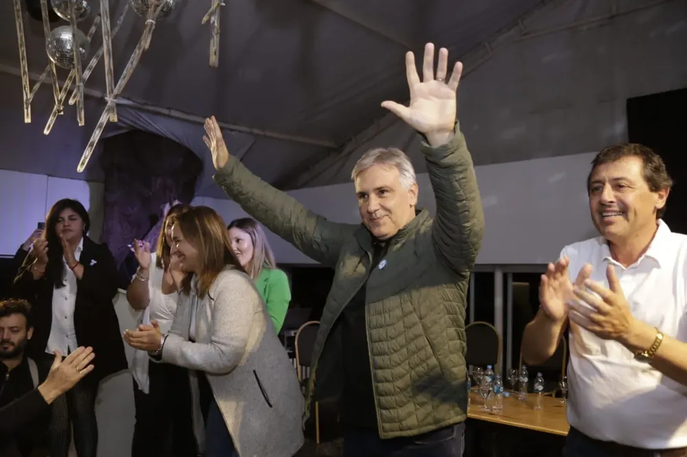 Martín Llaryora en Saldán