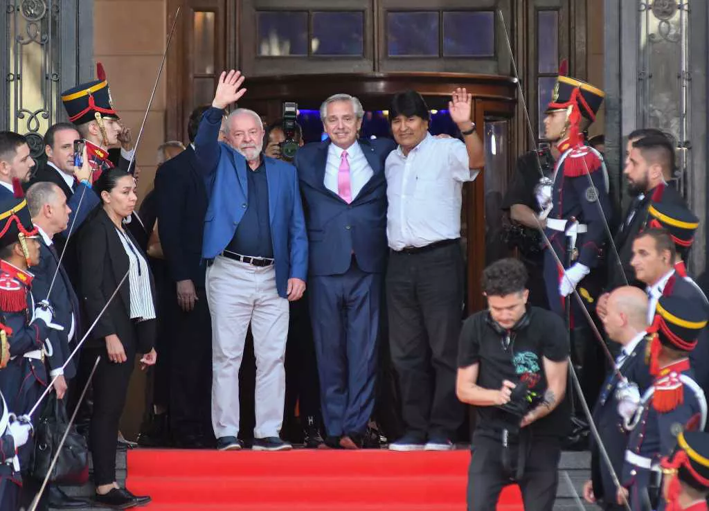 Lula Fernández y Evo by na