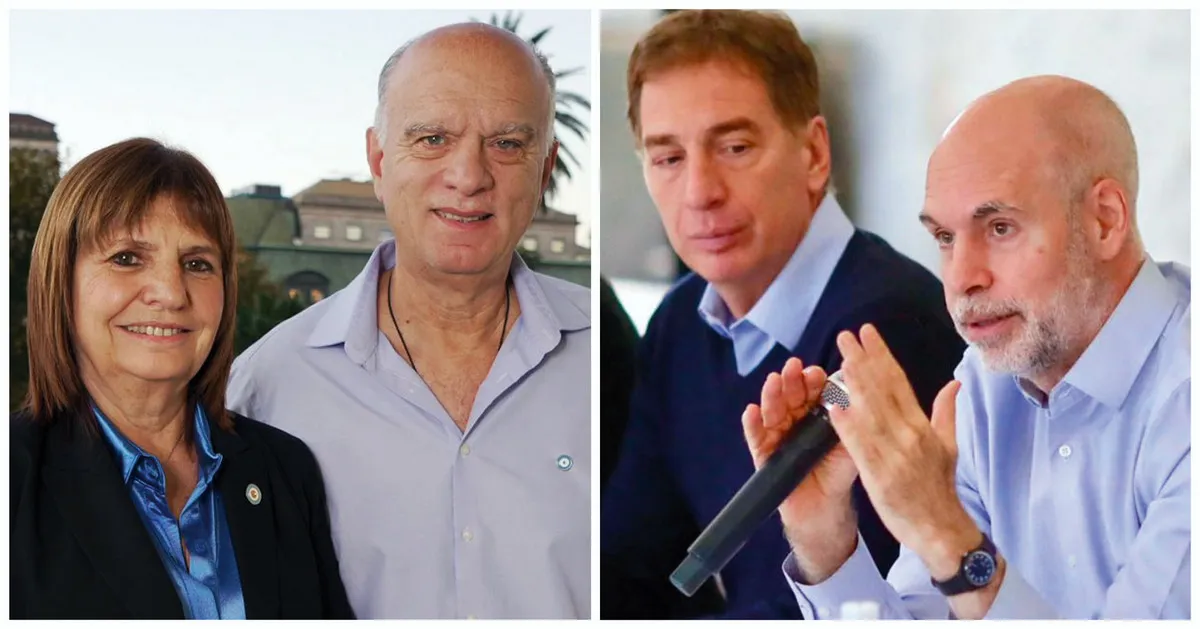 Bullrich y Grindetti - Santilli y R Larreta
