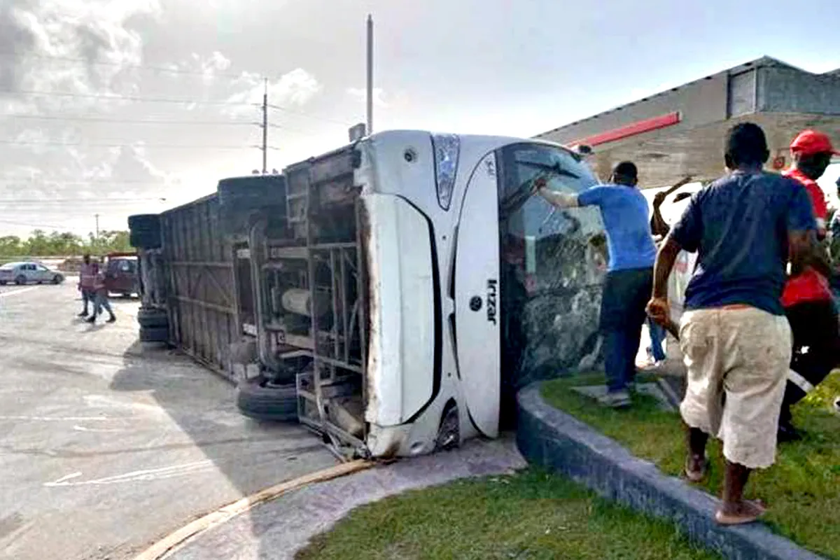 Accidente en punta cana