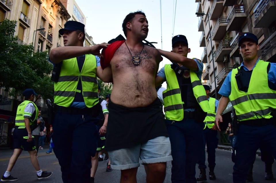 detenidos marcha de la gorra
