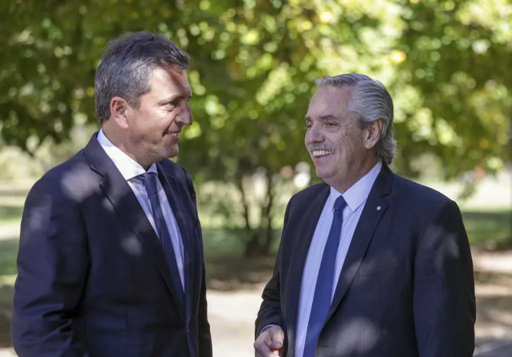 Sergio Massa y A. Fernández by NA