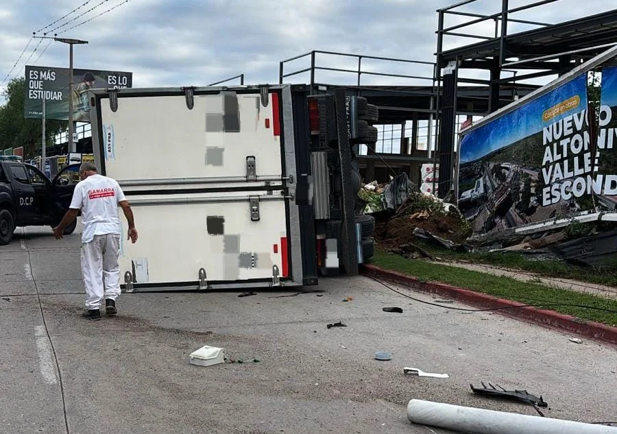 Accidente en barrio Don Bosco (Policía)