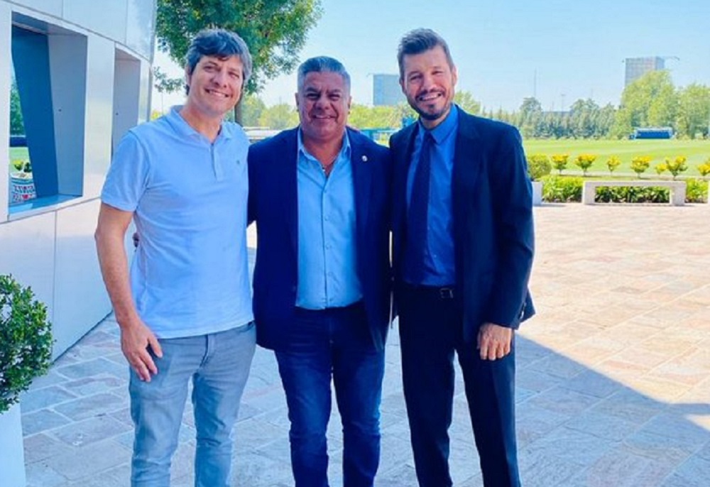 Tapia pergolini y Tinelli @AFA