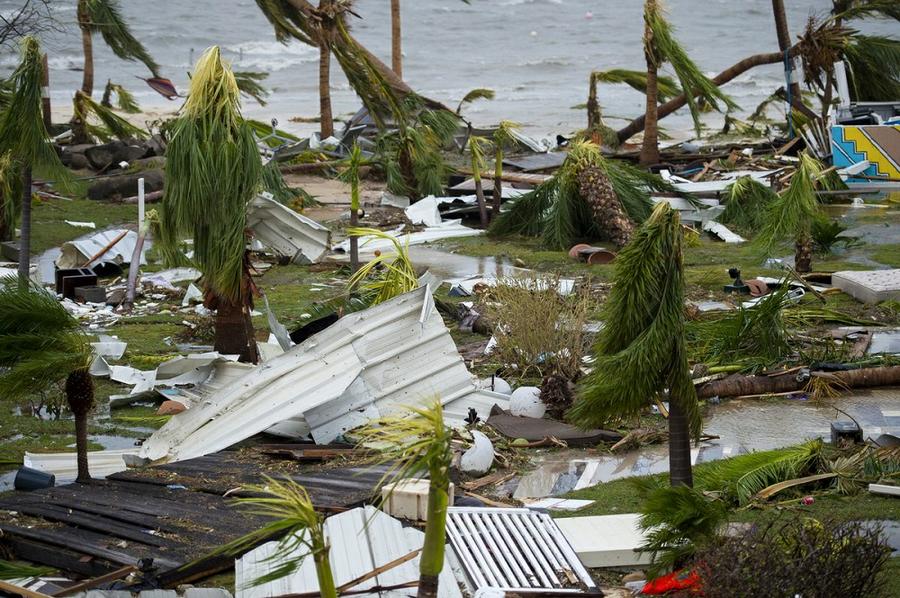 Las imágenes del paso del huracán Irma por las islas del Caribe