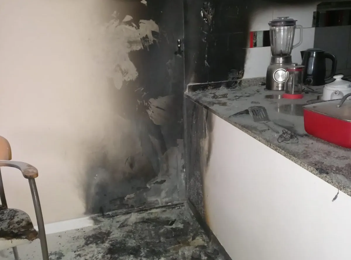 Incendio en departamento de Nueva Córdoba (Policía)