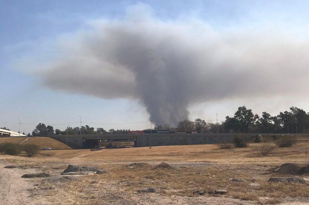 Incendio en la Calera