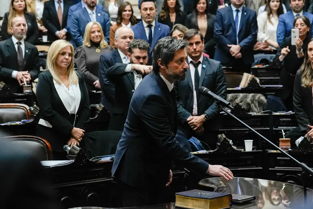 Martin Matzkin jura en Diputados (X de Diputados)