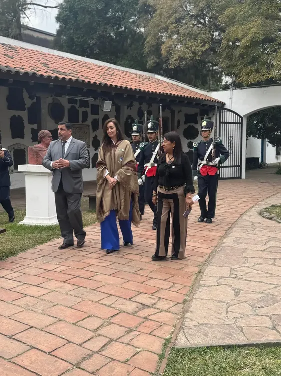 Victoria Villarruel en la Casa Histórica de Tucumán (gentileza)