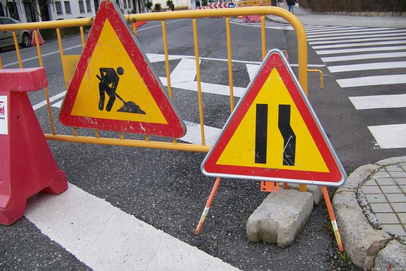obras en la calle