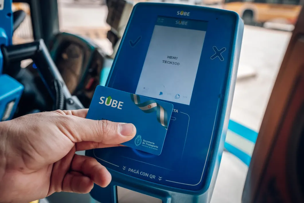Tarjeta Sube en Córdoba 2