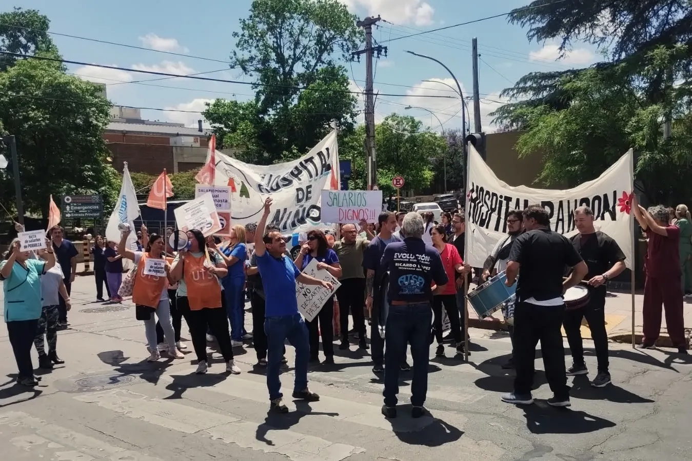 Protestas en los hospitales (UTS)