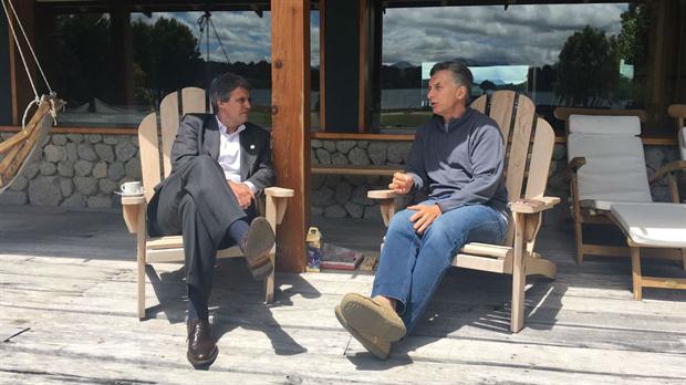 Macri y Prat Gay