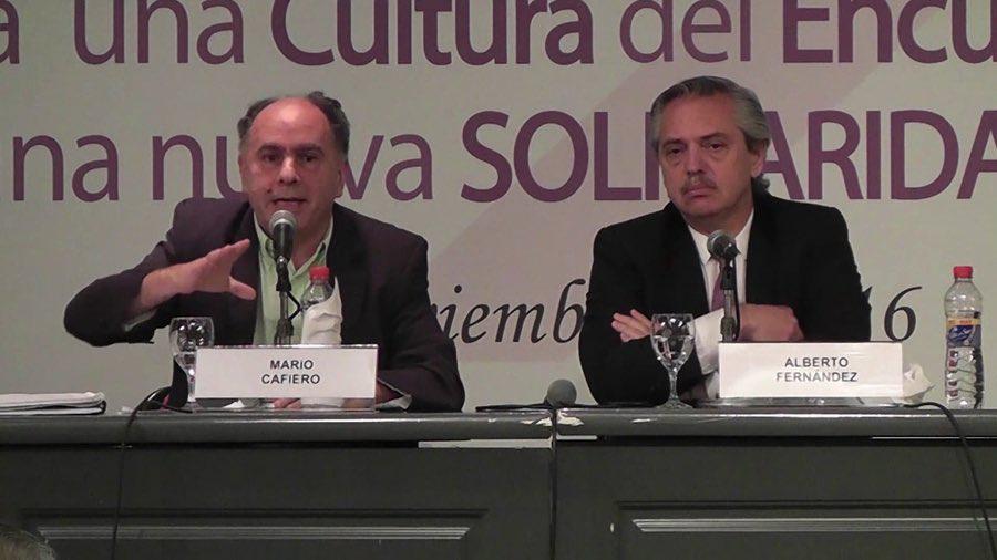 Alberto fernández y Mario Cafiero by gentileza
