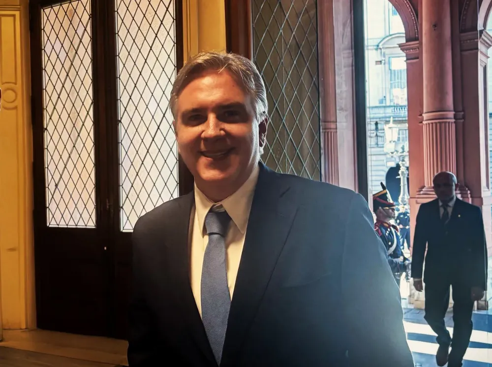 Martín Llaryora en Casa Rosada