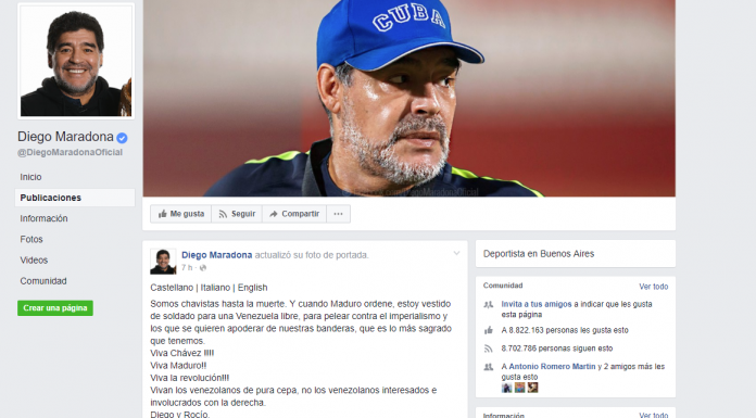 Maradona chavista