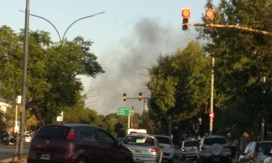 Incendio barrio San Martín