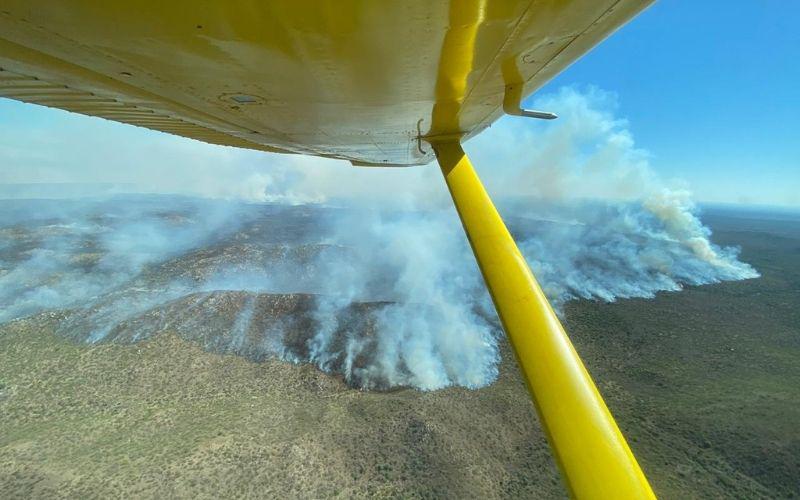 Incendios desde avioneta