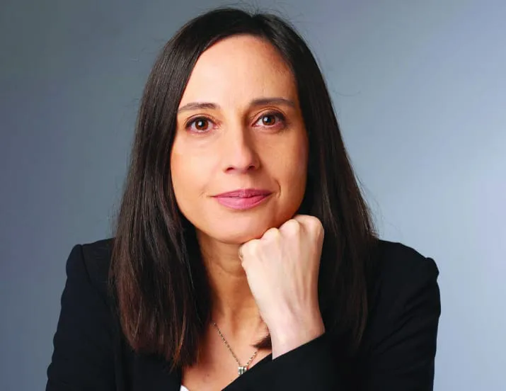La periodista Emilia Delfino