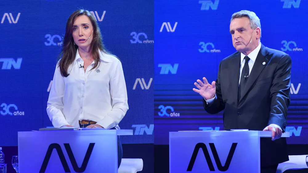 Victoria Villarruel y Agustín Rossi (NA)
