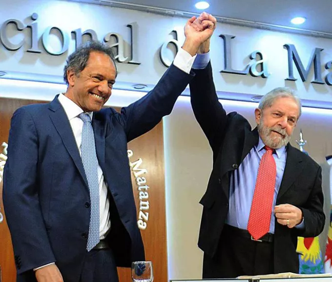 Daniel Scioli y Lula Da Silva