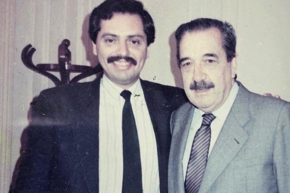 @alfedez jóven con Alfonsín