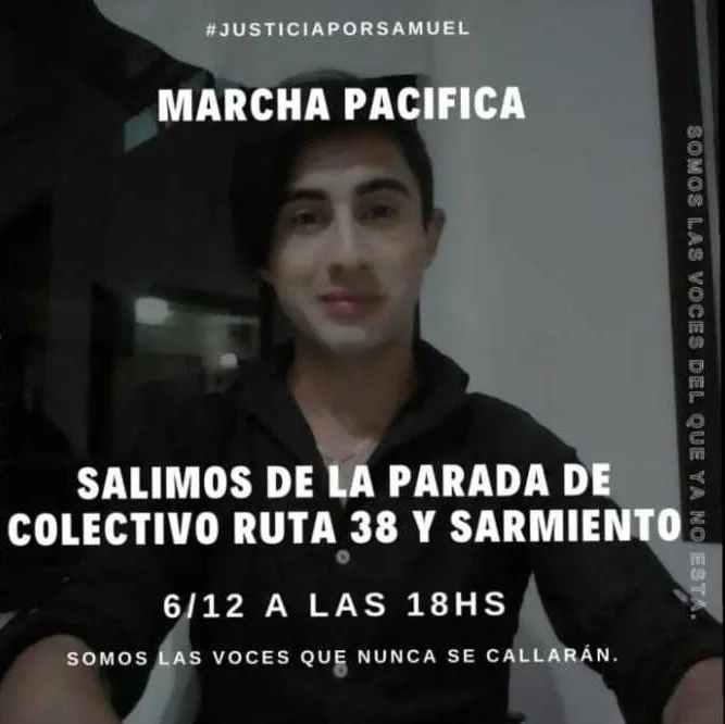 Marcha por Samuel