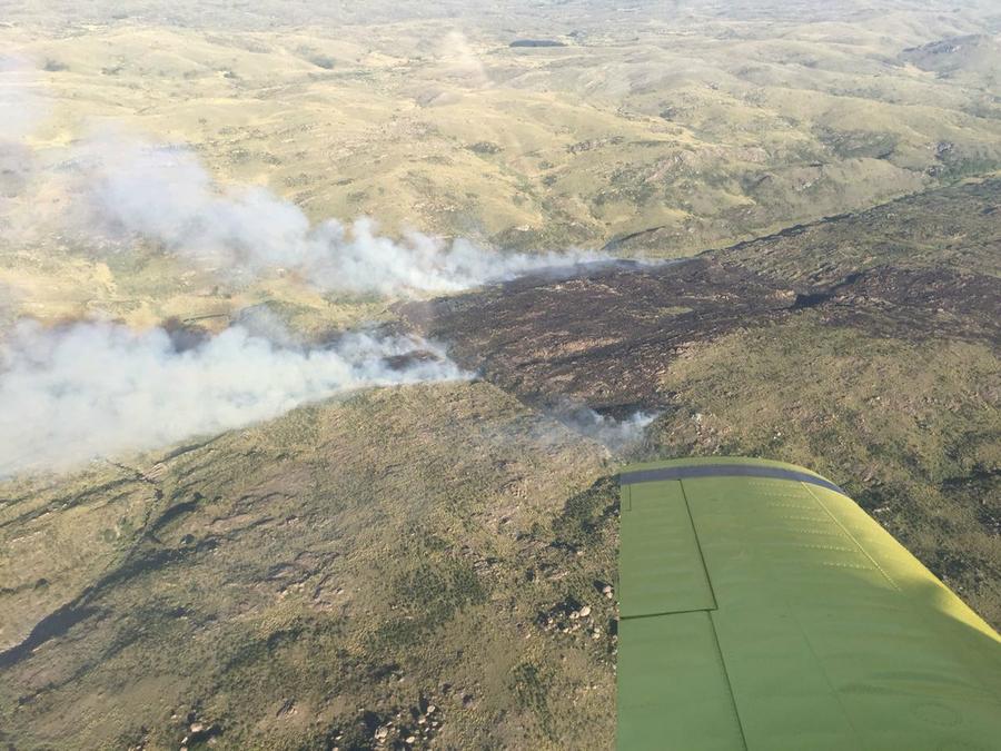 incendio barranquita achiras by @MinGobCba