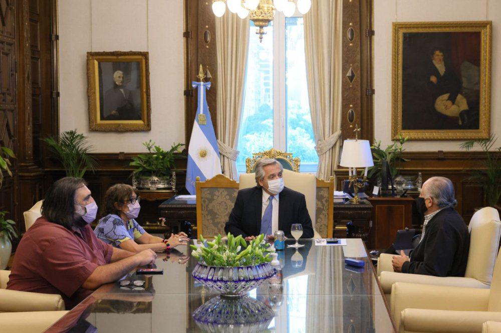 Alberto con gremialistas docentes by Presidencia